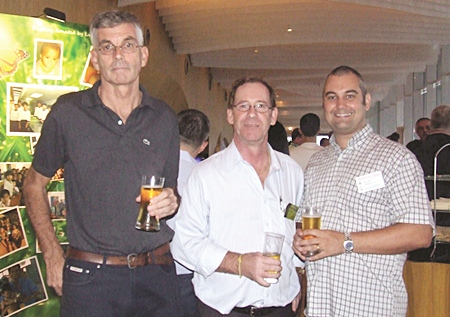 Terry Fitzsimmons (Big Mango Properties), Richard Arthur (BizHouse), and Craig Turner (Rightmove Pattaya), are regulars at the networking functions.