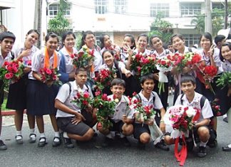 Graduates from Photisampan School say farewell to this chapter of their lives.