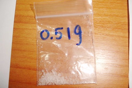 Officers recovered a half-gram of ya ice from the Frenchman’s pocket.