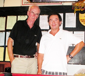 Pattaya Country Club winners: Jerry McCarthy and Rudiger Schafer. 