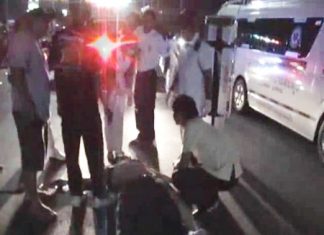 Emergency services tend to the dead man