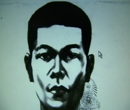 Police issue a sketch of the gunman