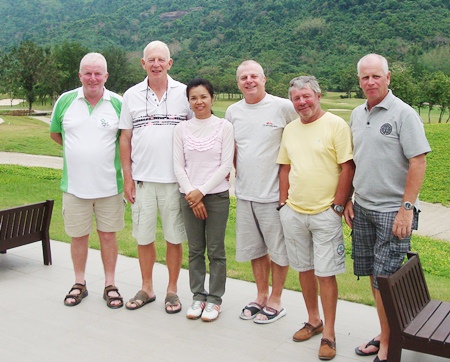 The winners at Royal Hills (from left to right) Ed Delaney, John Stafford, Mon Bennett, Sel Wegner, Bernie Stafford and Paul Greenaway.
