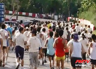 Hundreds take part in the walk-run event