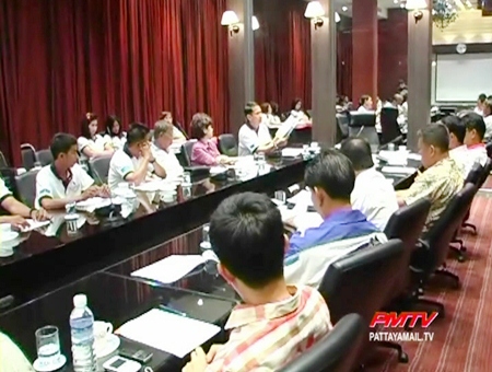 Committee members listen to the teams objectives