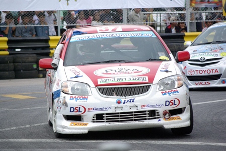 Racing Vios at Bang Saen 