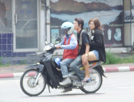Despite the law, some still refuse to wear helmets or limit passengers to one per motorcycle. 