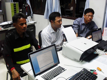 Joon Hak Bee files a report with police, but it was too late to catch the thieves.  However, police are continuing their investigation. 