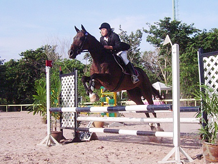 Top class show jumping at Horseshoe Point this weekend. 