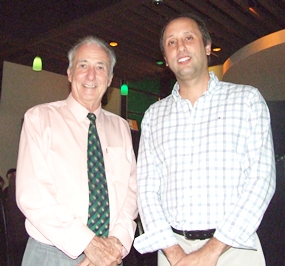 Will the real casanova please step forward. Dr Iain Corness (left) and Hugo Casanova.