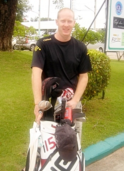 Friday’s winner at Greenwood, Scott Dobbins. 