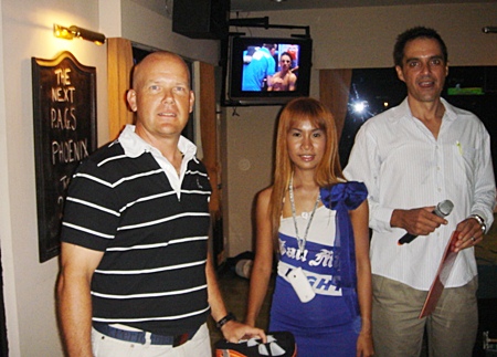 A Flight winner Jack Grindvold (left).