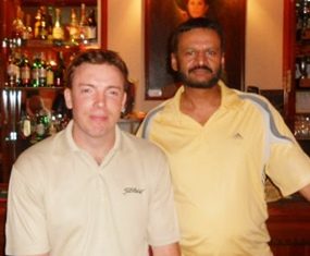 Sunday’s winners: Chaten Patel and Adam Oyston.