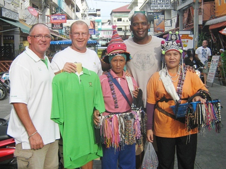 Pictured L to R: Brad Sproxton, John Emmerson (with medal winners shirt), Poi, Larry Maxey, and Tip. 