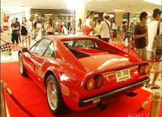 Just one of the many supercars on display.