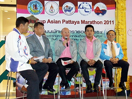 The trophies for this years marathon.