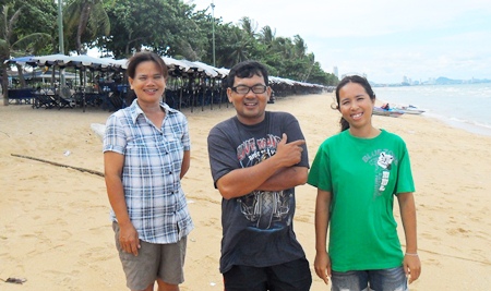 The youngsters’ family provides encouragement and support.