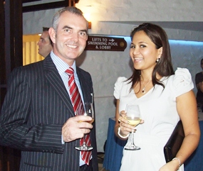 Craig Muldoon with the charming Kanyarat Wedphitak.