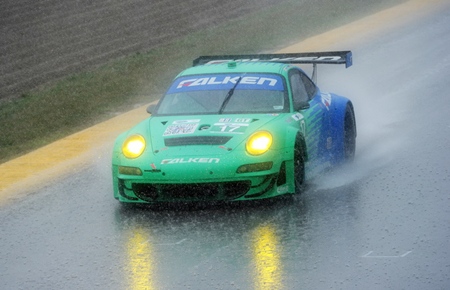 Monsoon conditions for the Falken 911. 
