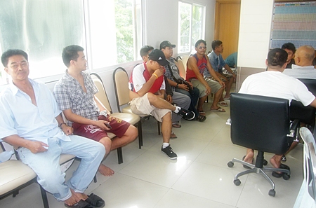 Gambling is illegal in Thailand, as these unlucky punters found out. 