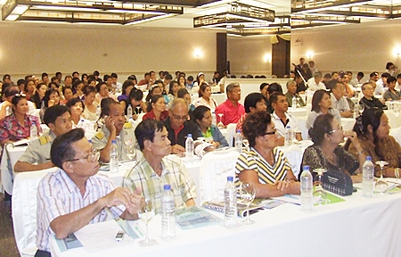 Sak Ngaew residents voice their opposition to the proposed extension of Highway 7 that would cut their village in half. 