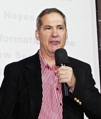 Former PCEC chairman, and founder of PAPPA Law Office, Drew Noyes tells members about the legal conference coming up sponsored by Pattaya City Hall.