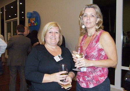 Two kind hearted ladies meet, Tracy Cosgrove (Melissa Cosgrove Children’s Foundation) and Judy A. Benn (Executive Director The American Chamber of Commerce in Thailand).