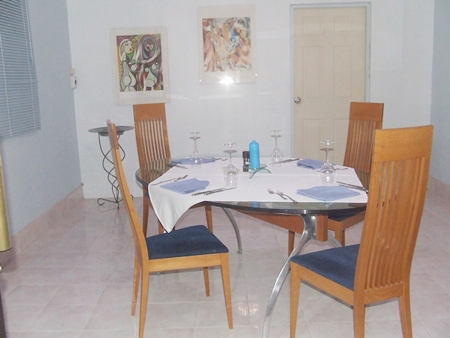 Air-conditioned rooms.