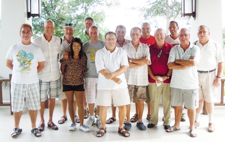 Jomtien golfers on tour in Chiang Mai.