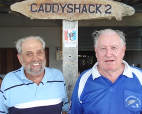 Joe St. Laurent (left) with Paul Kraft. 