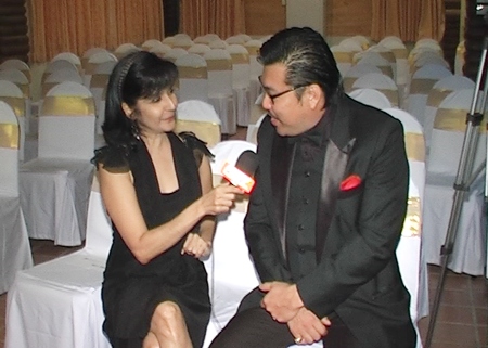 Tenor Kim Jun Man talks with Sue of PMTV.