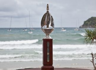The Phuket King’s Cup Regatta trophy – a replica is given to the winner of each class.