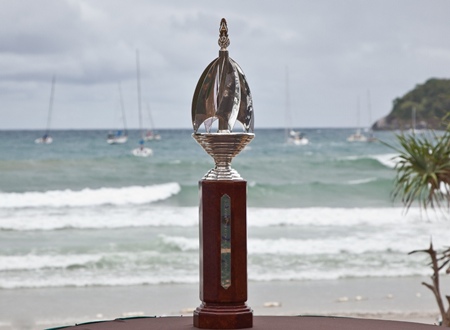 The Phuket King’s Cup Regatta trophy – a replica is given to the winner of each class. 