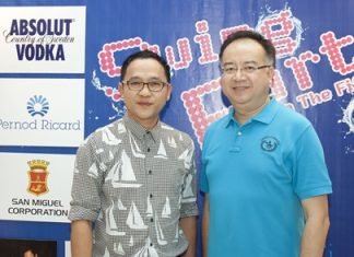 Pajama Pool Party in full swing at Furama The elegant 4-star Furama Jomtien Beach Hotel was the venue of the ‘Pajama Pool Swing Party’ held recently. Tatcha Riddhimat (right), the general manager welcomed Auttaphol Wannakij (left), the vibrant and energetic director of the Tourism Authority of Thailand (TAT) Pattaya office to this fun affair.