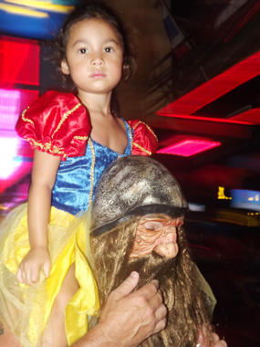 Beauty and the beast.