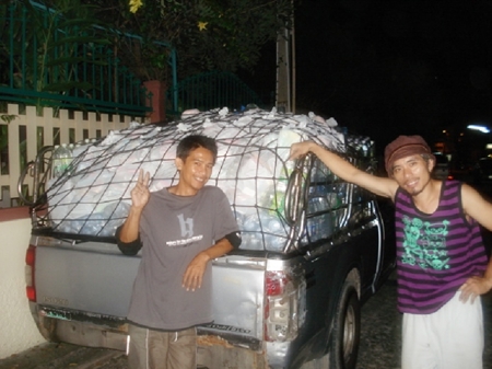 Predee on left with Preda on right.