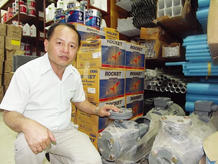 Konmanee Supply Co. owner Pairaj Konmaneee - an evacuee himself from the company’s headquarters in Lopburi - said his stock levels have dropped to near zero.