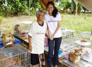 Families with pets driven out of their homes in Bangkok now have a place to stay in Rayong.