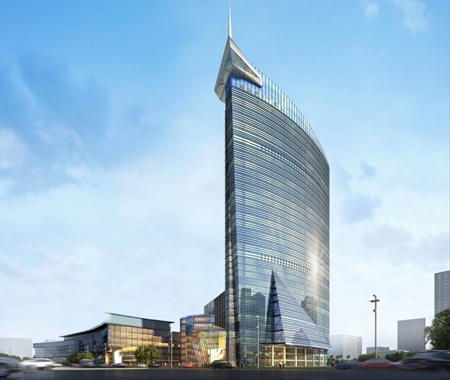 An artist’s render shows the Sofitel Foshan in China’s Guangdong Province. 