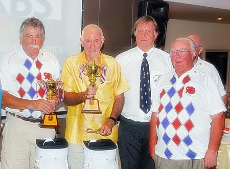 Team winners with Keith Phillip the prize sponsor.