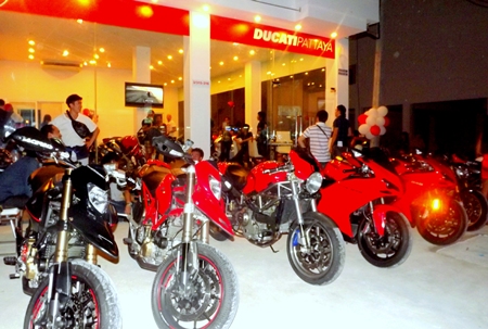 Pro-Italian Motorsports has opened Pattaya’s first Ducati showroom on Third Road. 