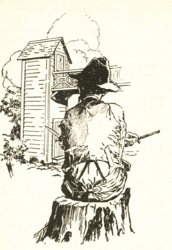 Two storey out-house. 