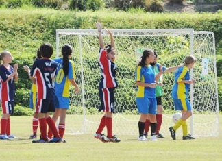 Paula scores against GIS/ELC.