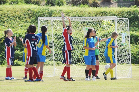 Paula scores against GIS/ELC.