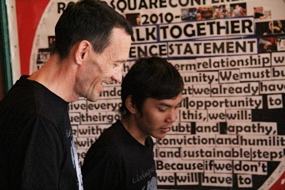 Mike Thomas and Bla share information about the film. 