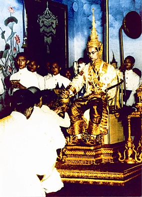 H.M. King Bhumibol Adulyadej’s coronation, 5 May 1950.
