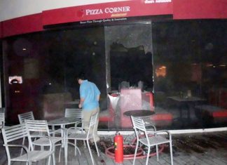 Pizza Corner, Cream & Fudge and Coffee World were gutted by fire Dec. 12.