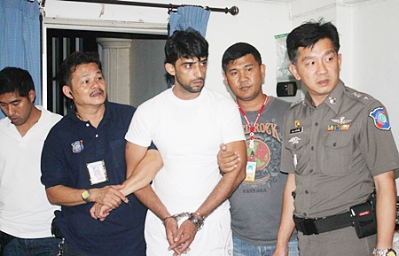 Police hold Iranian Jassem Mohammad Abdulla Almazroee, accused of human trafficking. 