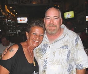Marlene Prudden and Kevin Moraghan – winners on the Kabinburi road trip.