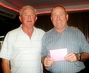 Sunday’s winners: Peter Wallace and Ian Halfpenny. 